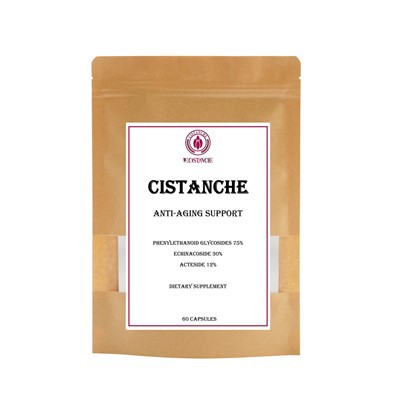 Supplemento dietetico Cistanche Supporto anti-età Glicosidi feniletanoidi 75% Echinacoside 30% Acteoside 12%