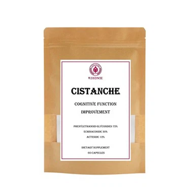 Integratore alimentare Cistanche Miglioramento delle funzioni cognitive Feniletanoidi Glicosidi 75% Echinacoside 30% Acteoside 12%